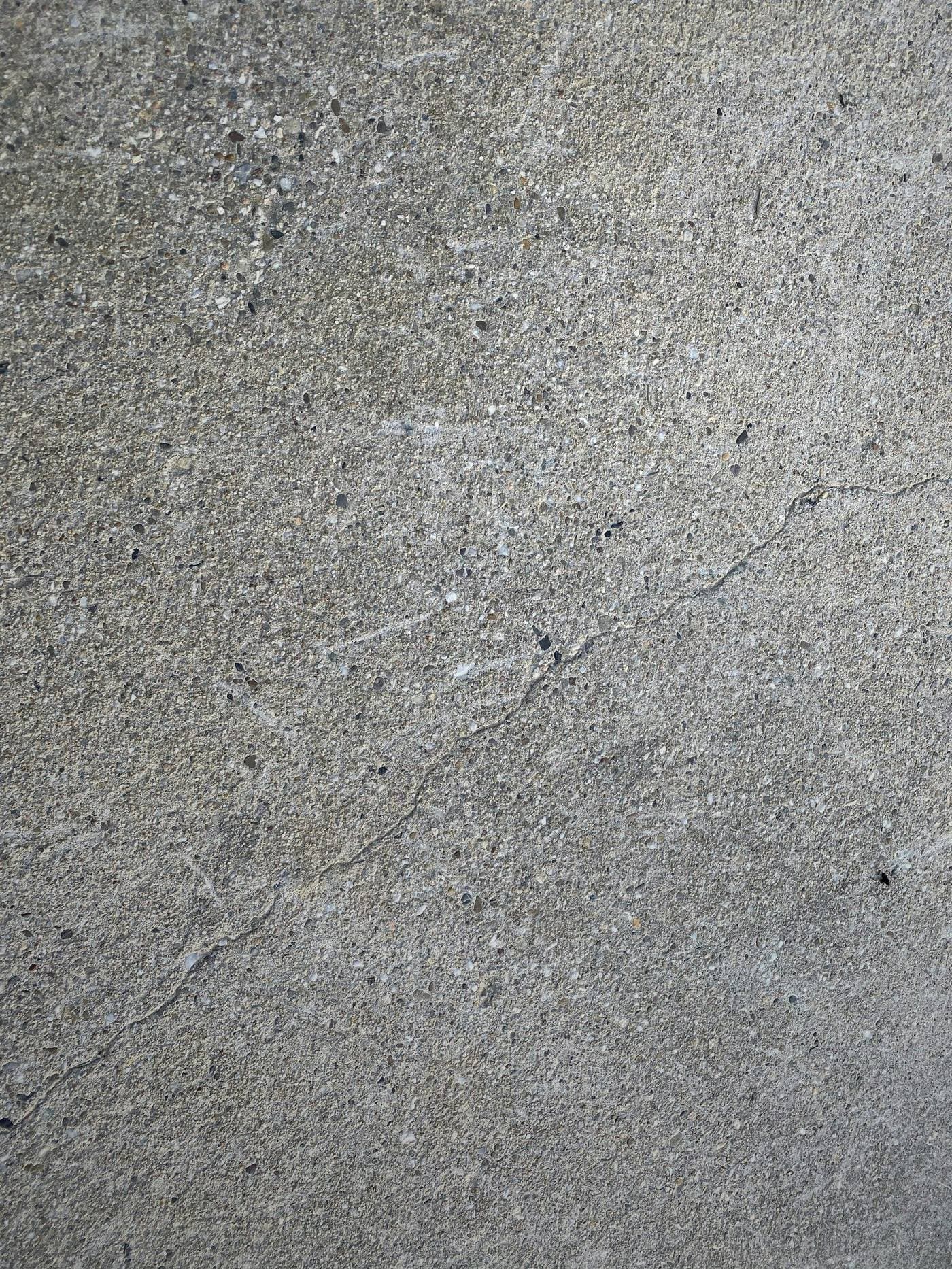 Smooth concrete wall and floor